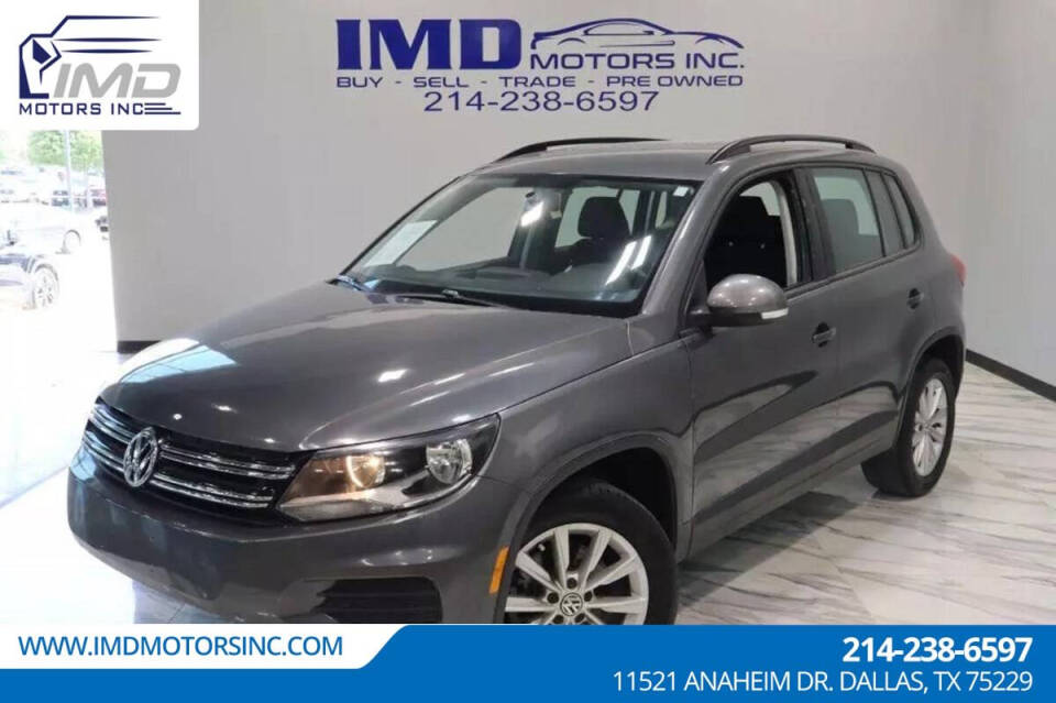 2017 Volkswagen Tiguan for sale at IMD MOTORS, INC in Dallas, TX