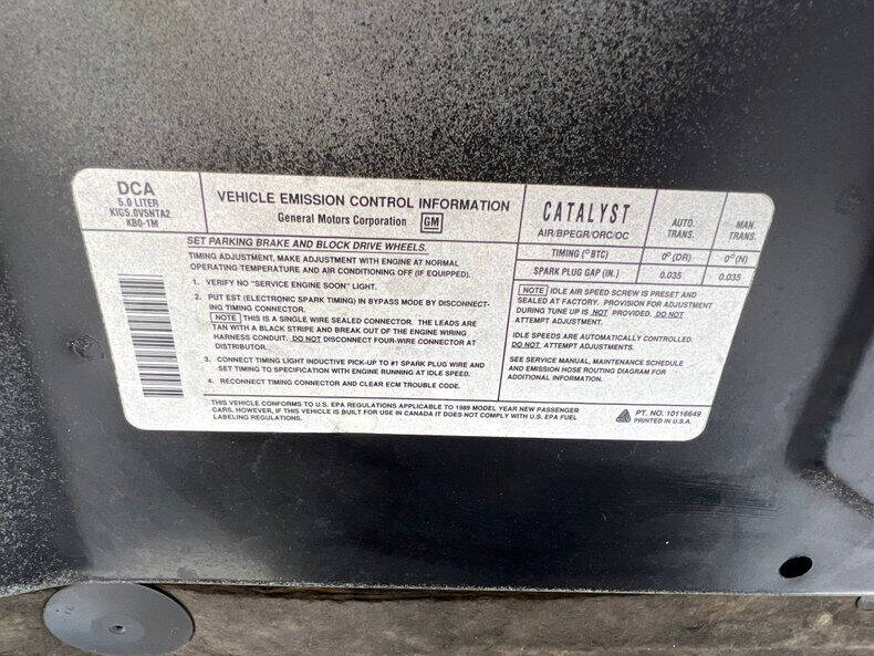 1989 Chevrolet Camaro