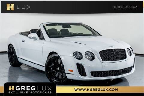2011 Bentley Continental for sale at HGREG LUX EXCLUSIVE MOTORCARS in Pompano Beach FL