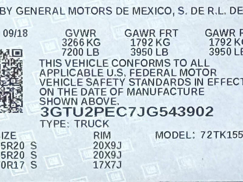 2018 GMC Sierra 1500