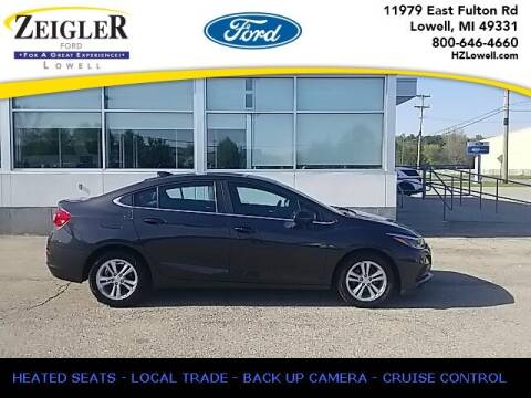 2017 Chevrolet Cruze for sale at Zeigler Ford of Plainwell- Jeff Bishop - Zeigler Ford of Lowell in Lowell MI