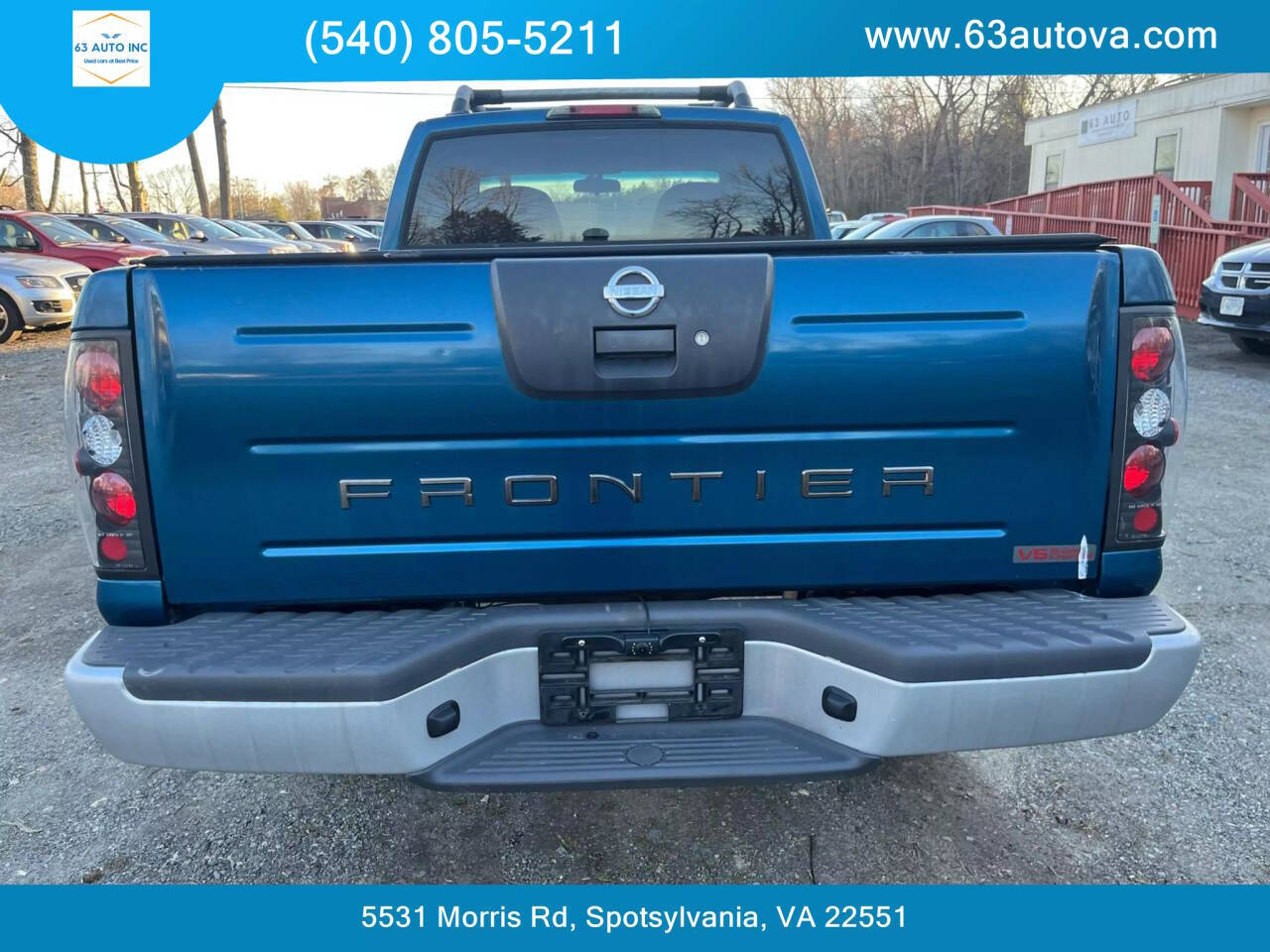 2002 Nissan Frontier for sale at 63 Auto Inc in Spotsylvania, VA