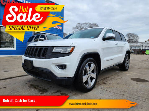2014 Jeep Grand Cherokee for sale at Detroit Cash for Cars in Warren MI