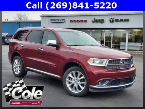 2019 Dodge Durango for sale at COLE Automotive in Kalamazoo MI