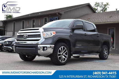 2017 Toyota Tundra for sale at IMD Motors in Richardson TX