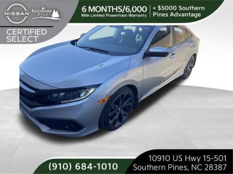 2019 Honda Civic for sale at PHIL SMITH AUTOMOTIVE GROUP - Pinehurst Nissan Kia in Southern Pines NC