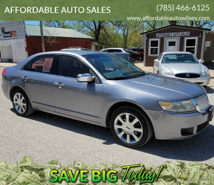 2006 Lincoln Zephyr for sale at AFFORDABLE AUTO SALES in Wilsey KS