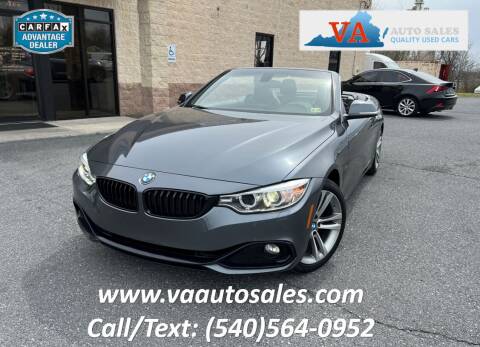 2017 BMW 4 Series for sale at Va Auto Sales in Harrisonburg VA
