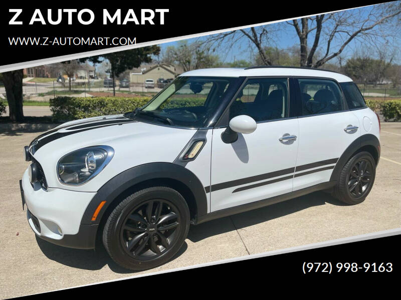 2012 MINI Cooper Countryman for sale at Z AUTO MART in Lewisville TX