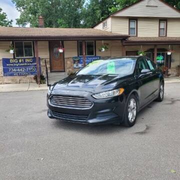 2013 Ford Fusion for sale at BIG #1 INC in Brownstown MI