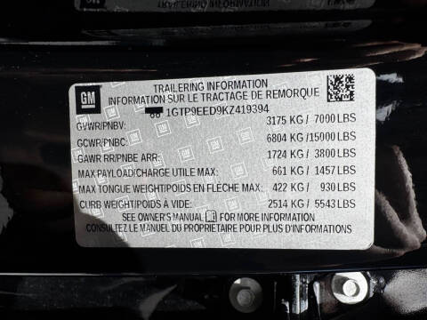 2019 GMC Sierra 1500