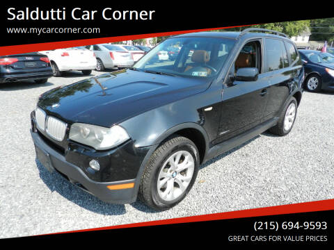 2009 BMW X3 for sale at Saldutti Car Corner in Gilbertsville PA