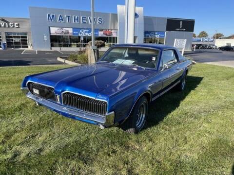 1967 Mercury Cougar for sale at MATHEWS FORD in Marion OH