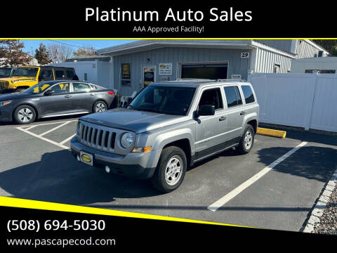 2015 Jeep Patriot for sale at Platinum Auto Sales in South Yarmouth MA