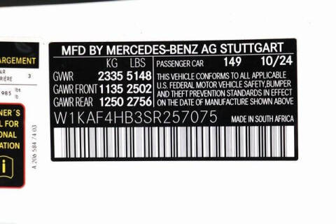 2025 Mercedes-Benz C-Class C 300 4MATIC