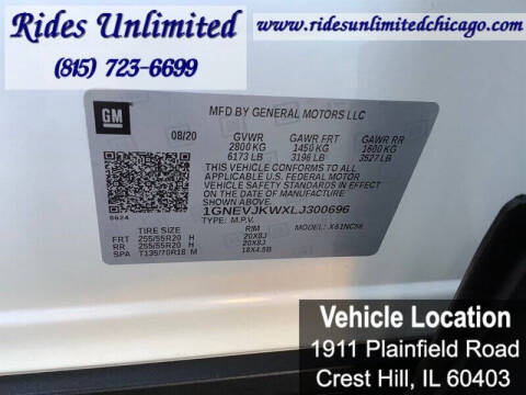 2020 Chevrolet Traverse RS