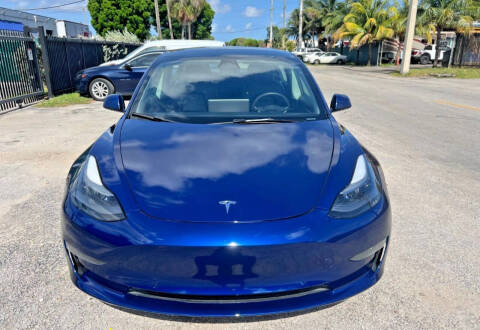 2022 Tesla Model 3 for sale at Vice City Deals in North Miami Beach FL