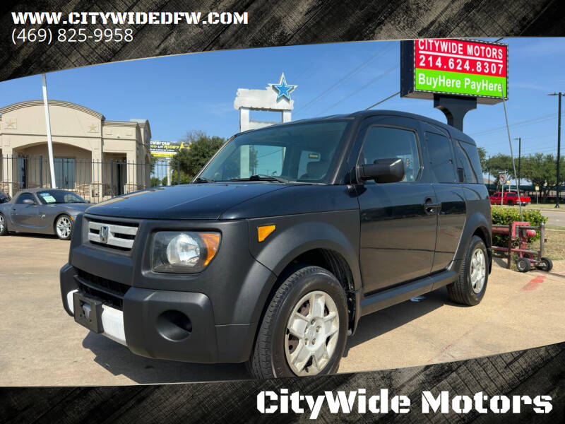 2008 Honda Element for sale at CityWide Motors in Garland TX