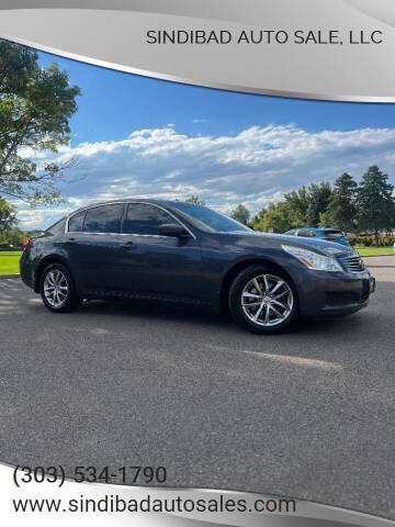 2009 Infiniti G37 Sedan for sale at Sindibad Auto Sale, LLC in Englewood CO