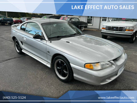 1998 Ford Mustang for sale at Lake Effect Auto Sales in Chardon OH