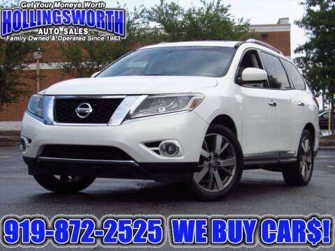 2014 Nissan Pathfinder for sale at Hollingsworth Auto Sales in Raleigh NC