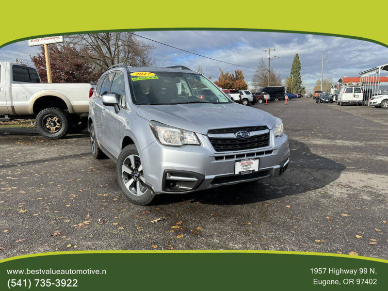 2017 Subaru Forester for sale at Best Value Automotive in Eugene OR