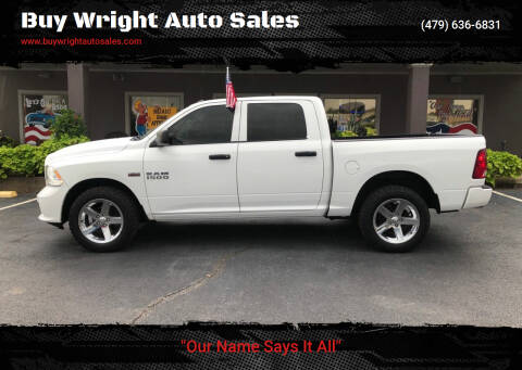 2016 RAM 1500 for sale at Buy Wright Auto Sales in Rogers AR