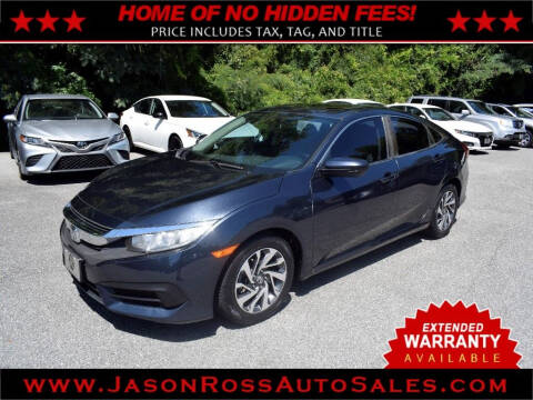 2017 Honda Civic for sale at Jason Ross Auto Sales in Burlington NC