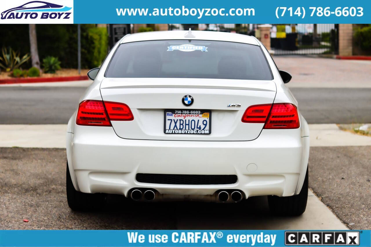 2011 BMW M3 for sale at Auto Boyz in Garden Grove, CA