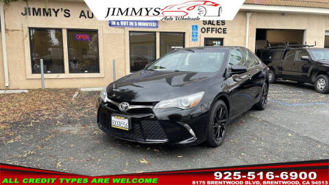 2015 Toyota Camry for sale at JIMMY'S AUTO WHOLESALE in Brentwood CA