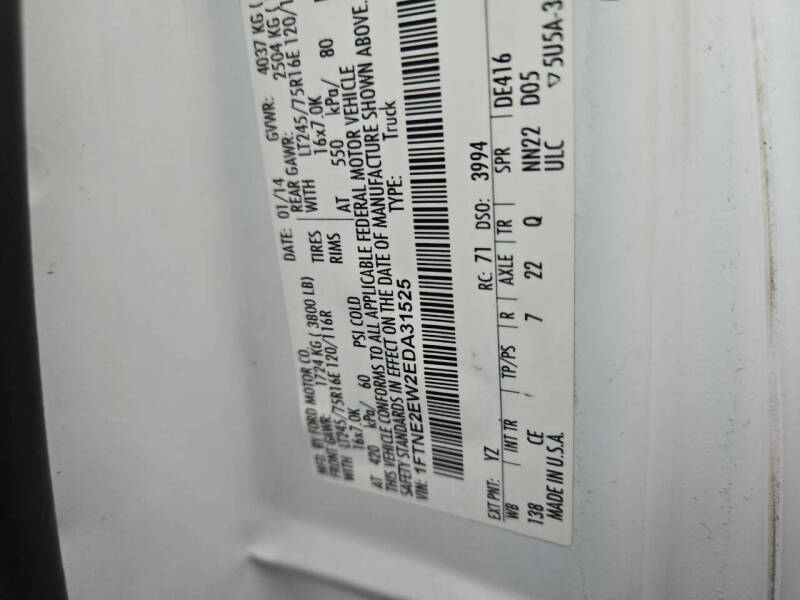 2014 Ford E-Series E-250