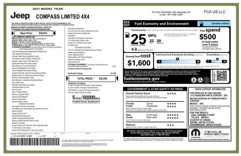 2021 Jeep Compass Limited