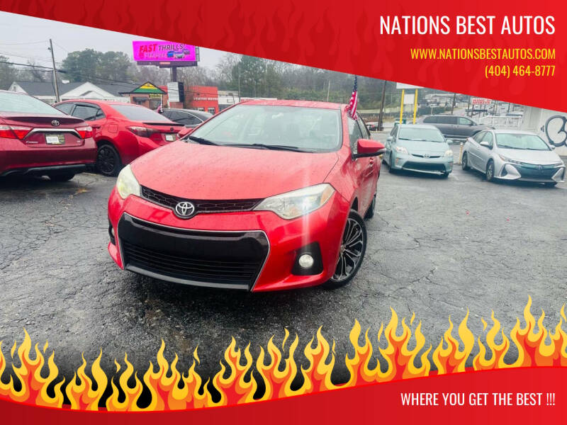 2015 Toyota Corolla for sale at Nations Best Autos in Decatur GA