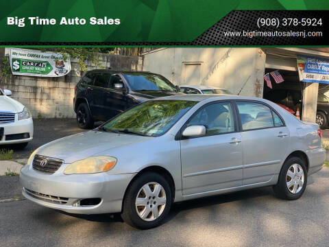2005 Toyota Corolla for sale at Big Time Auto Sales in Vauxhall NJ