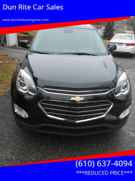 2016 Chevrolet Equinox for sale at Dun Rite Car Sales in Downingtown PA