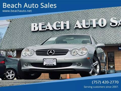 2004 Mercedes-Benz SL-Class for sale at Beach Auto Sales in Virginia Beach VA