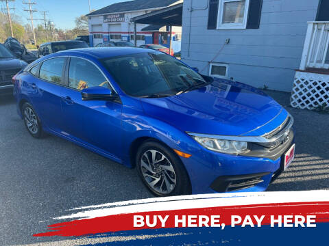 2016 Honda Civic for sale at Fuentes Brothers Auto Sales in Jessup MD