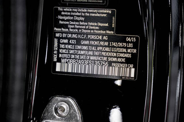 2015 Porsche 911 Targa 4S