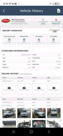 2011 Jeep Patriot Latitude