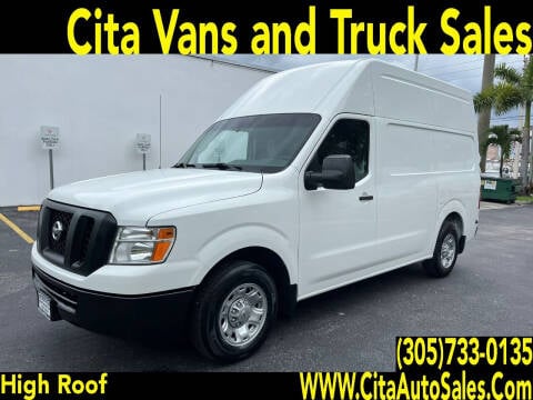 2019 NISSAN NV 2500HD *HI ROOF* CARGO VAN for sale at Cita Auto Sales in Medley FL