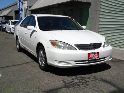 2003 Toyota Camry for sale at Moon Auto Sales in Sacramento CA