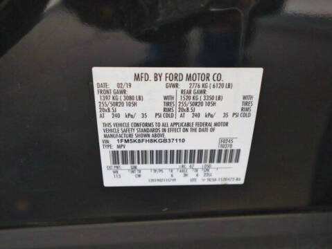 2019 Ford Explorer Limited