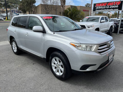2012 Toyota Highlander for sale at TRAX AUTO WHOLESALE in San Mateo CA