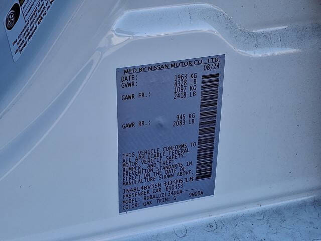 2025 Nissan Altima 2.5 S