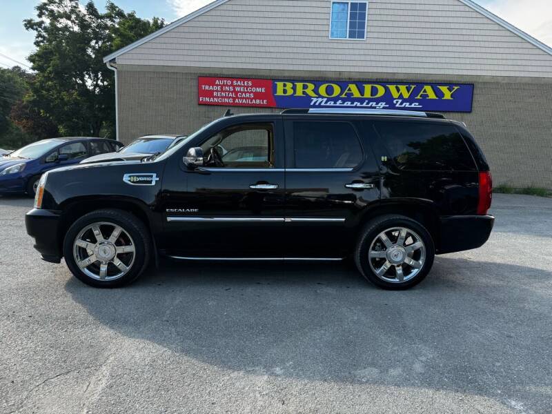 2012 Cadillac Escalade Hybrid for sale at Broadway Motoring Inc. in Ayer MA