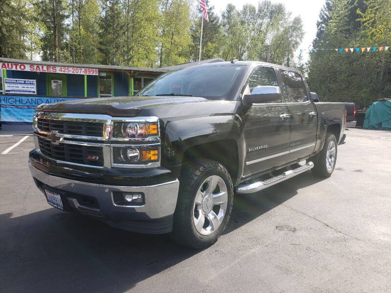 2014 Chevrolet Silverado 1500 for sale at HIGHLAND AUTO in Renton WA