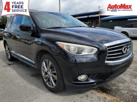 2013 Infiniti JX35 for sale at Auto Max in Hollywood FL