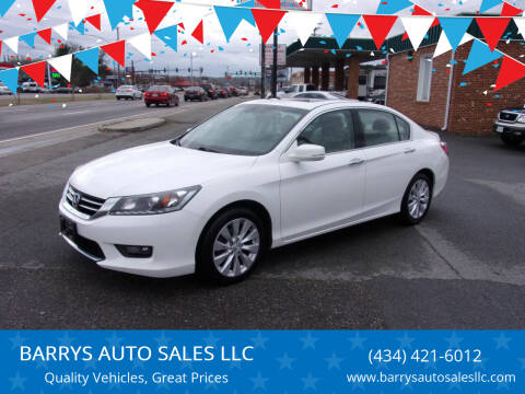 2015 Honda Accord for sale at BARRYS AUTO SALES LLC in Danville VA