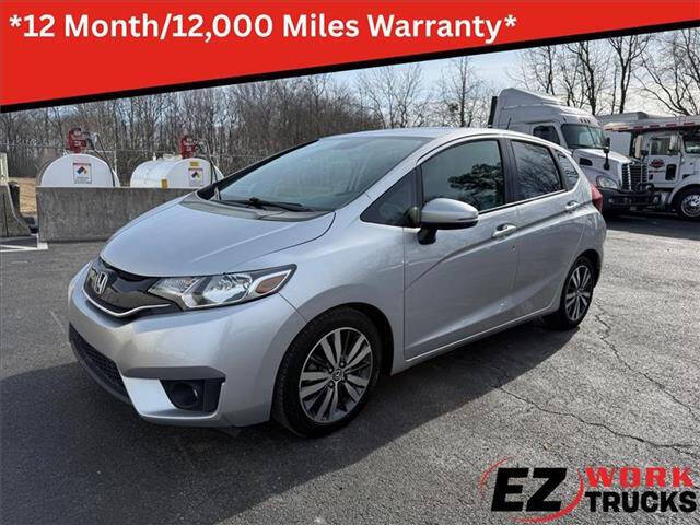 Silver 2015 Honda Fit Hatchback Front-Wheel Drive Continuously Variable Transmission