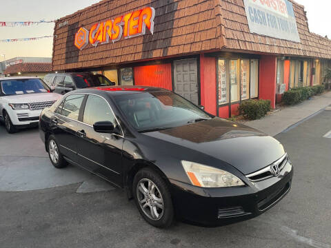 2007 Honda Accord for sale at CARSTER in Huntington Beach CA